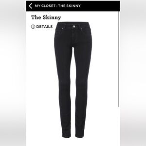 CAbi Style 3941 | Skinny Black Jeans | Size 4 | NWT